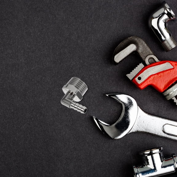 FENGGUIQU Air Compressor Hose Fittings with Elbow Connector, Coupling, 1 Set for Efficient Air Tool Connection