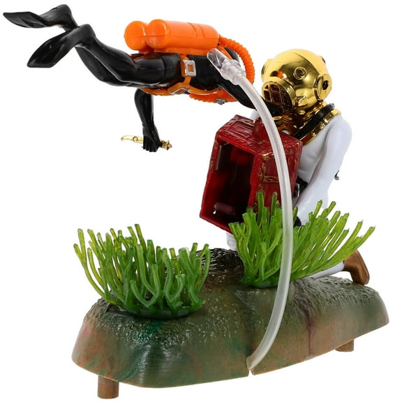FENGGUIQU Plastic Aquarium Air Bubbler Diver Decoration for Fish Tank, Fish Tank Accessory, 1 Piece