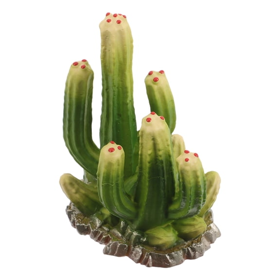 FENGGUIQU Artificial Cactus Plant in Decorative Pot, Realistic Faux Green for Indoor Home, Office Desk, 1 Pack