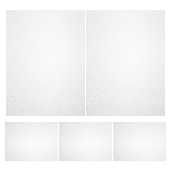 FENGGUIQU Artificial Water Sheets for Mini Landscape, Home Decoration, White Plastic, 5 Pieces