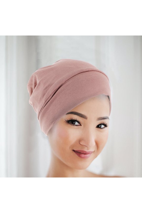 Assorted Sleeping Hat Elastic Chemo Hair Care for Home 2Pcs