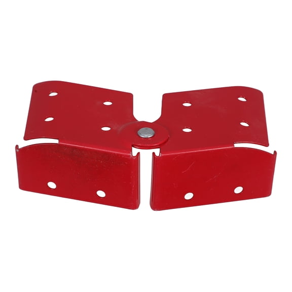 FENGGUIQU Red Aluminum Step Ladder Hinges Folding Support Brackets for Attic Ladder Parts Secure Positioning and Stability