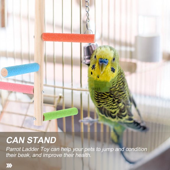 FENGGUIQU Pet Parrot Bird Cage Perches Wood Perfect for Resting 1 Set