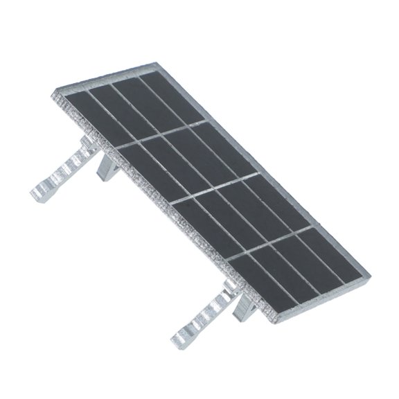 FENGGUIQU Black Micro Landscape Solar Panel Accessory for Model Village Diorama and Tabletop Decor
