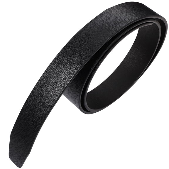 FENGGUIQU Black PU Strap for DIY Belt Making and Pet Collar Crafts At Home