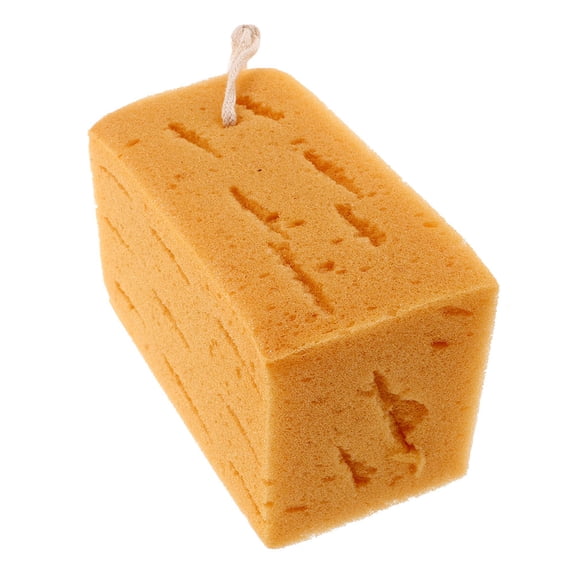 FENGGUIQU Car Sponge for Water Absorption Cleaning Yellow Sponge 1Set