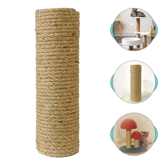 FENGGUIQU Cat Tree Scratch Post Wood Hemp Rope Replacement for Home Pet Use Assorted Color