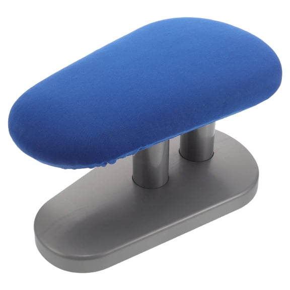 FENGGUIQU Compact Blue Ironing Table with Padding and Sturdy Stool for Small Spaces