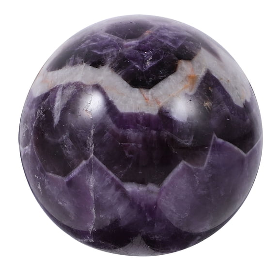 FENGGUIQU Crystal Sphere Elegant Style Purple Crystal Adornment 1Pcs