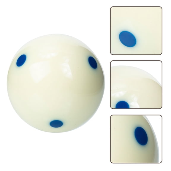 FENGGUIQU Cue Balls for Pool Table Resin Billiard Ball Light Yellow 1Pcs Playability Game Rooms