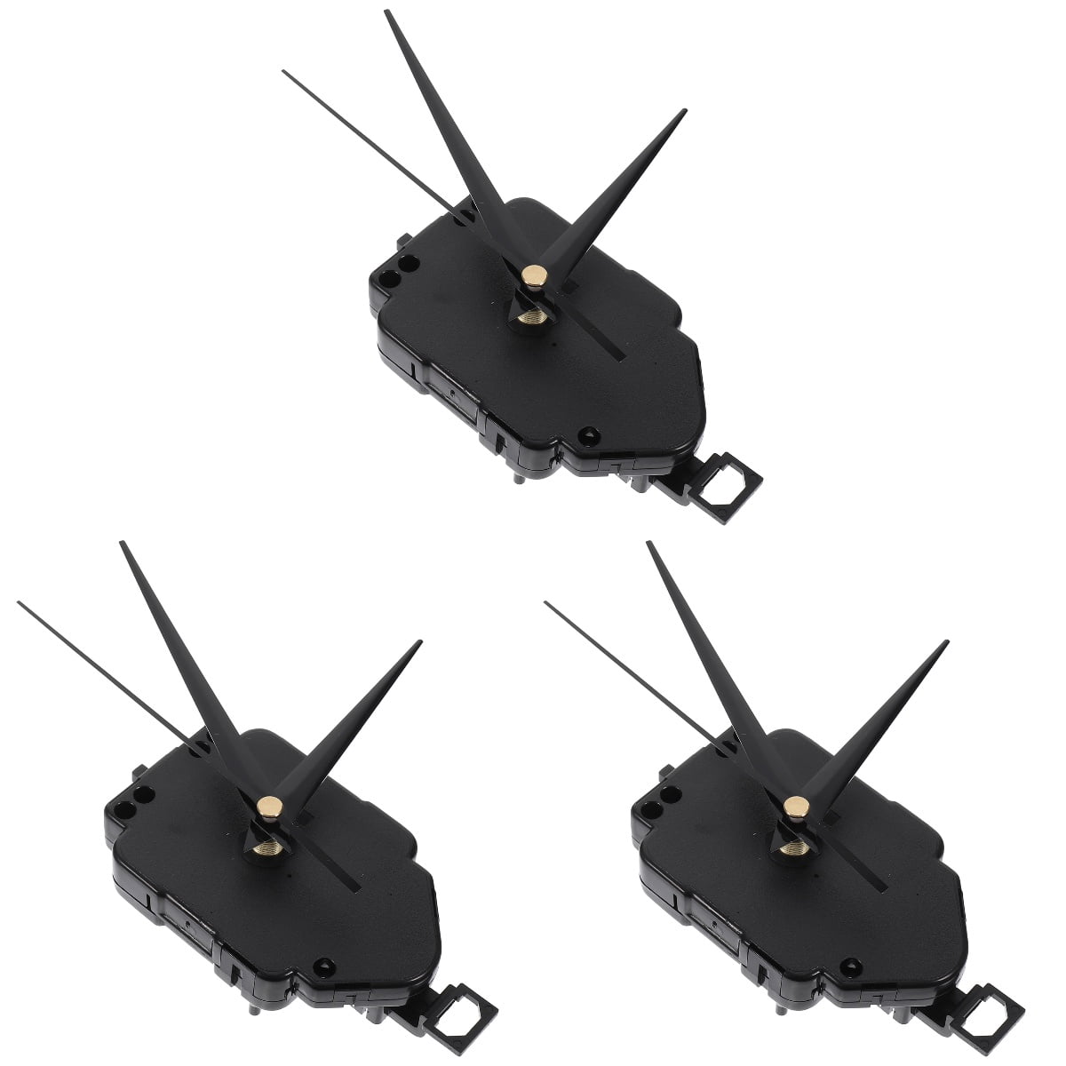 FENGGUIQU Clock Mechanism Kit, Black Plastic, Fine Texture, Simple ...