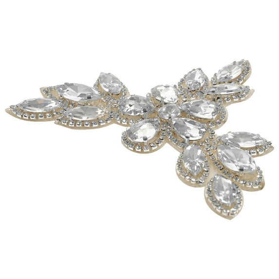 FENGGUIQU Rhinestone Shoe Accessory 1 Piece Decorative Charm for Shoes