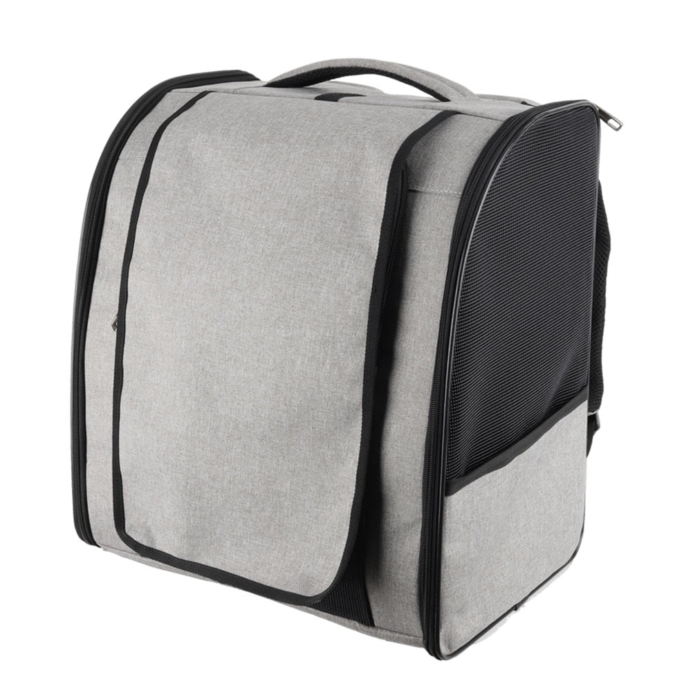 FENGGUIQU Durable Dark Grey Cat Travel Bag with Comfortable Handle and Stable Double Shoulder Straps