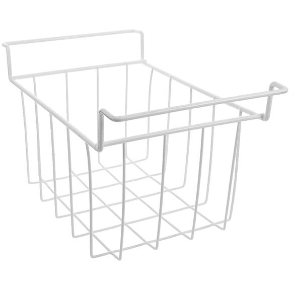 FENGGUIQU Metal Wire Hanging Basket Storage Rack for Deep Freezer, Easy to Clean, Ideal for Homeowners, 1 Set