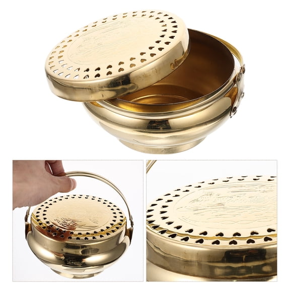 FENGGUIQU Burner with Air Vent Lid Durable Rust Proof Outdoor Heating Stove