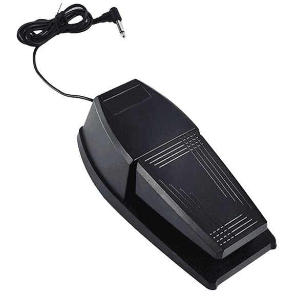 FENGGUIQU Professional Piano Foot Pedal Black Material Durable Keyboard Sustain Pedal Replacement