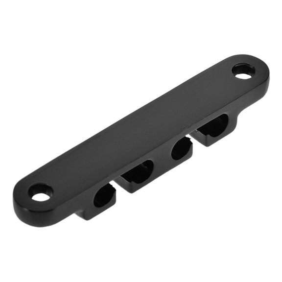 FENGGUIQU Black Metal Electric Bass String Retainer Guide for 6-String Stability and Tuning