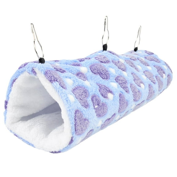 FENGGUIQU Purple Fabric Pet Hammock for Small Animals - Creative and Comfortable Nest