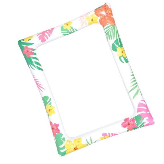 FENGGUIQU Festival Picture Selfie Frame Inflatable PVC Multi Color Photo Prop for Summer Party Scene