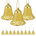 thumbnail image 1 of FENGGUIQU Festive Plastic Bell Ornaments Hanging Bells for Christmas Tree Decor 12Pcs, 1 of 8