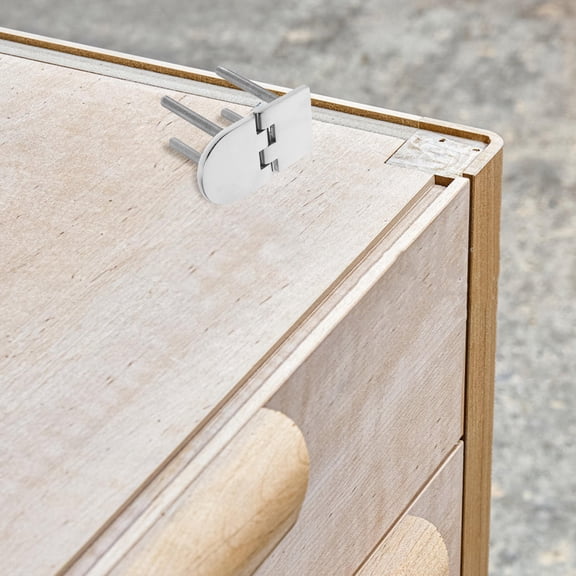 FENGGUIQU Flush Mount Plated Silver Marine Stud Hinge for Smooth Operation on Boat Cabinets and Hatches