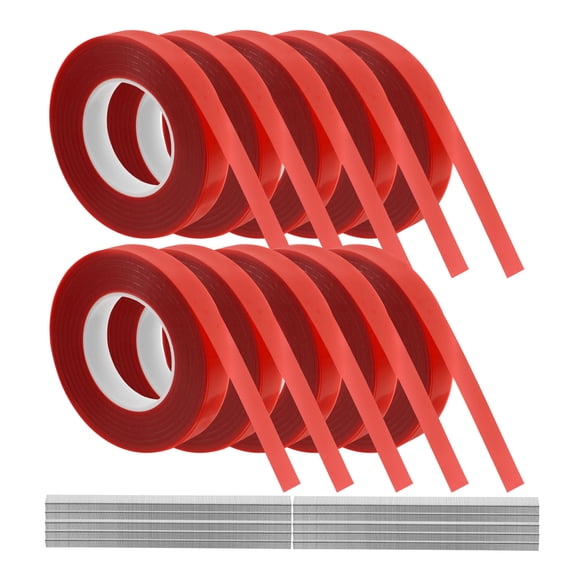 FENGGUIQU Garden Plant Tying Machine with Red PVC Tape for Fast and Convenient Plant Binding