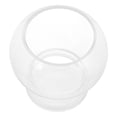 FENGGUIQU Glass Goldfish Bowl Decorative Clear Fish Tank for Office ...