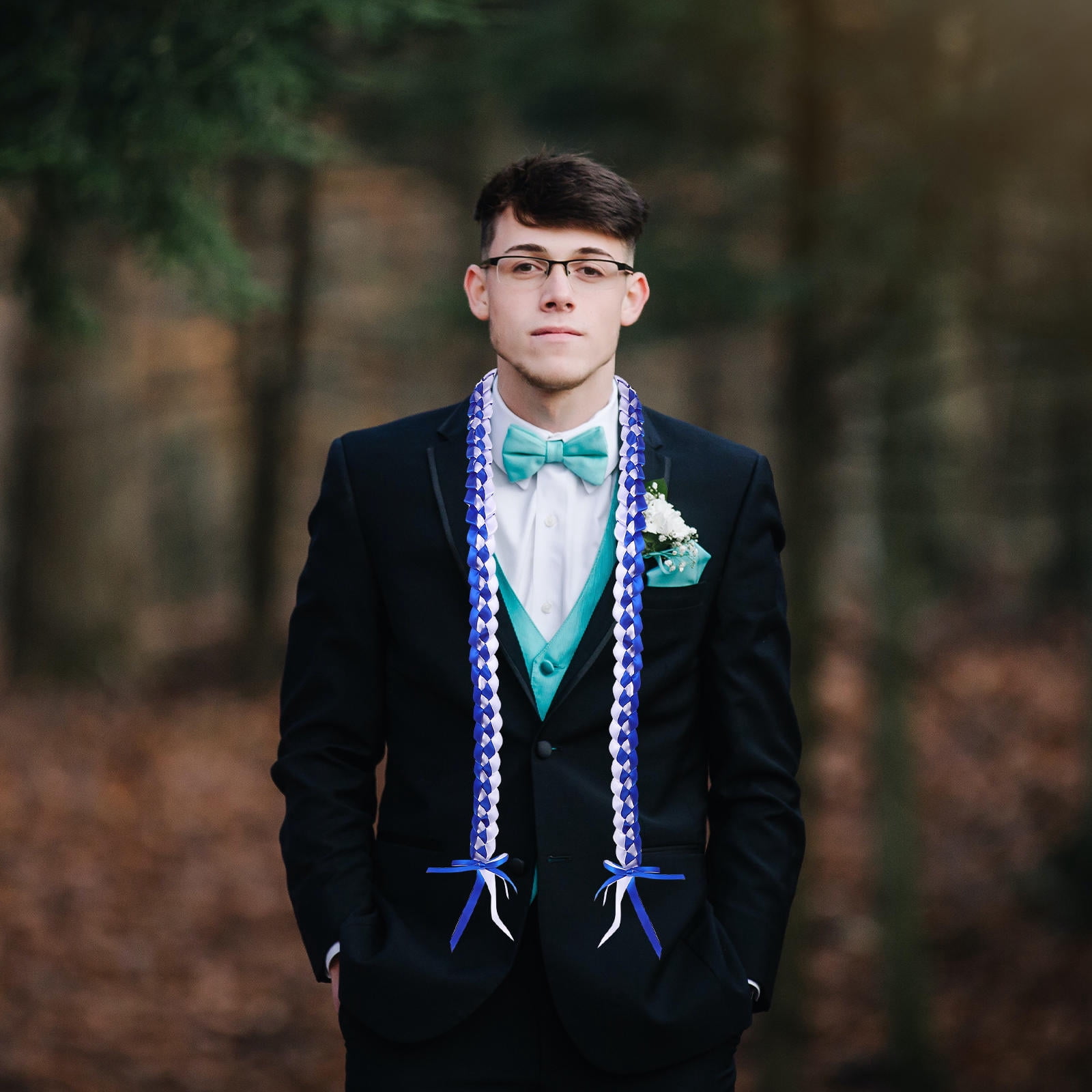 Graduation Neck FENGGUIQU Blue Graduation Cords and Honor Stoles Pack, 1 Set for ...
