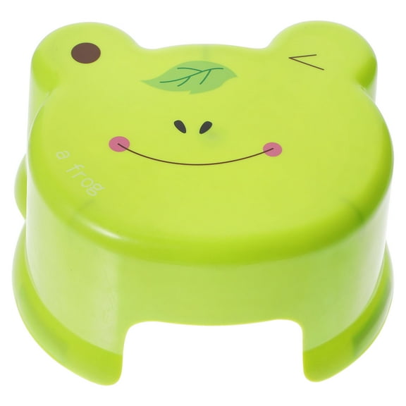 FENGGUIQU Lightweight Plastic Foot Stool with Nonskid Bottom for Bedroom and Bathroom Use