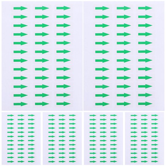 FENGGUIQU Green Self Adhesive Arrow Indicating Direction Decals for Warehouse and Factory Use