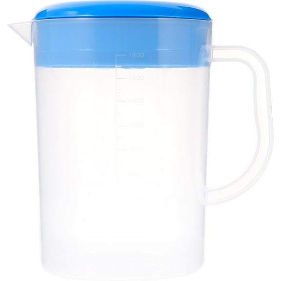 FENGGUIQU Large Plastic Water Pitcher with Handle and Measurement Markings, Multiple Colors, Perfect for Parties, Kitchen, and Daily Use