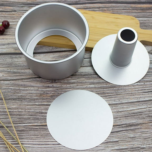 FENGGUIQU Hemoton 8in Round Hollow Cake Tin with Removable Bottom, Baking Mold Pan for Cakes and Desserts