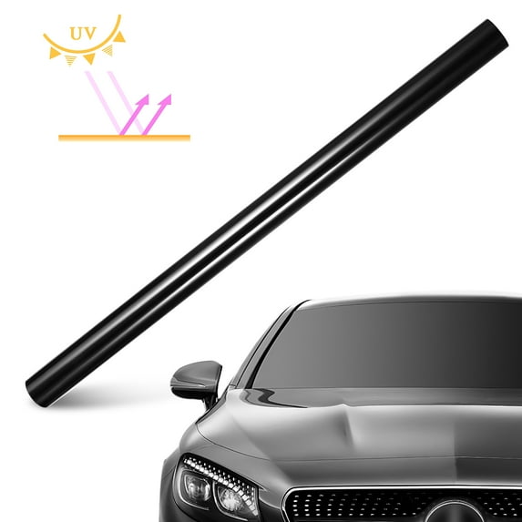FENGGUIQU Black Home Window Tint Film with High-Definition View, 1 Pack for Window Privacy and Sun Protection