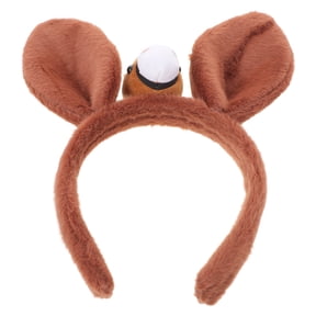 FENGGUIQU Brown Horse Ear Headband Cosplay Hair Accessory for Party, New Year Celebrations, Costume Events