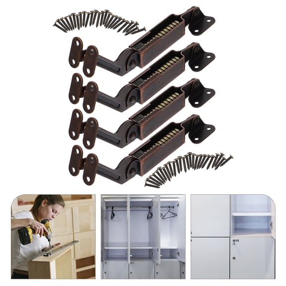 FENGGUIQU Multi-Pack Iron Support Hinges with Soft Slow Close for Wooden Boxes, Cabinets, and Furniture Hardware