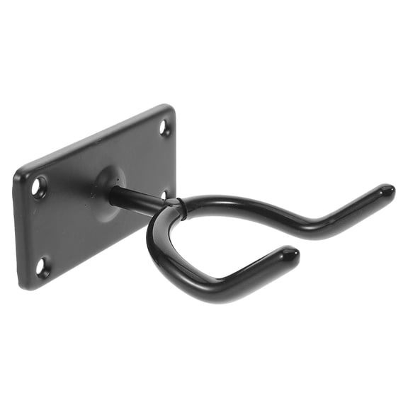 FENGGUIQU Black Ironing Board Stand Space-Saving Iron Holder Rack for Home Organization, 1 Set