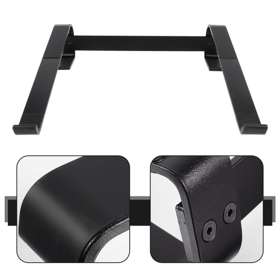 FENGGUIQU Ergonomic Aluminum Laptop Riser Stand for Desk Use with Ventilation Black