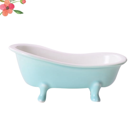 FENGGUIQU Light Yellow Ceramic Salad Bowl Bathtub Shape for Casual and Formal Dinner Use