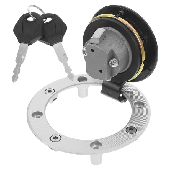 FENGGUIQU Oil Filler Cap Fuel Tank Cap Aluminum Alloy Security Lock Car Maintenance 1 Set