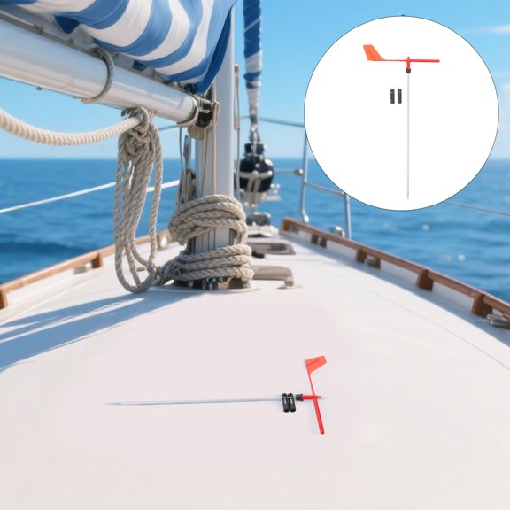 FENGGUIQU Multi Metal Plastic Boat Wind Direction Indicator for Precise Navigation