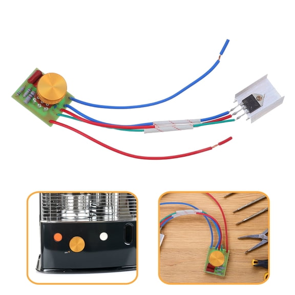 FENGGUIQU Mechanical Rotary Knob Thermostat Compatible with High Power Electric Heaters