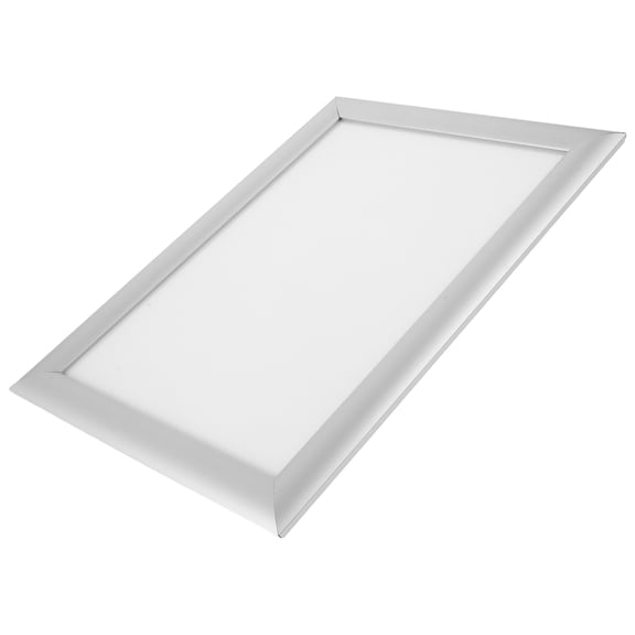 FENGGUIQU A4 Snap Poster Frame Plated Silver Aluminum for Wall Mounting Quick Content Swap