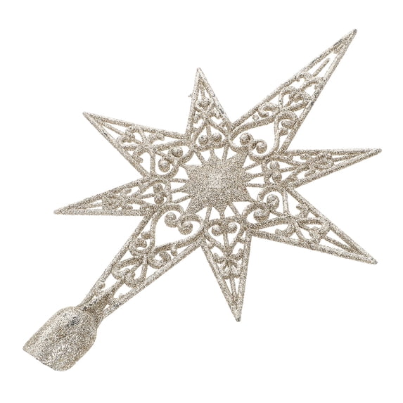 FENGGUIQU Lighted Christmas Star Topper Plastic Multi 1Set for Tree Topping