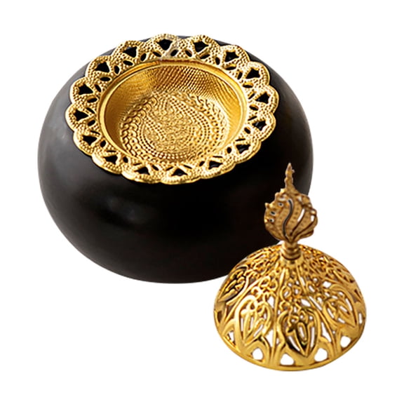 FENGGUIQU Multifunctional Ceramic Bakhoor Burner for Oud and Frankincense with Vintage Middle Eastern Design