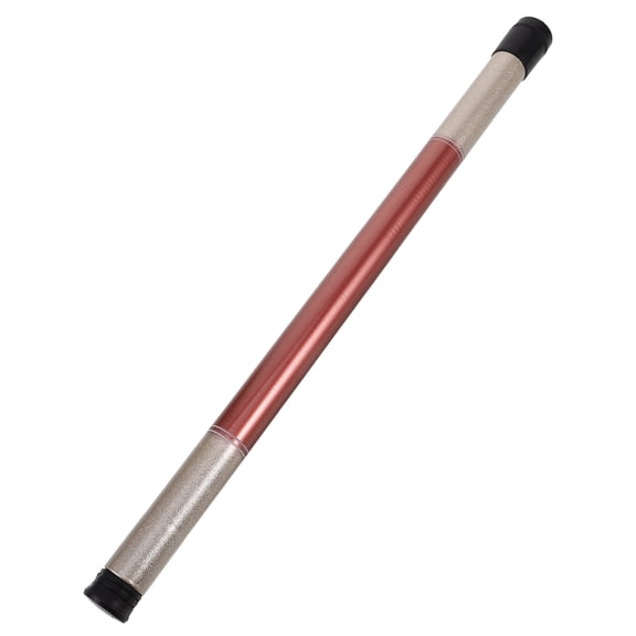 FENGGUIQU Musical Instrument Storage Tube Red Dulcimer Mallets Case with Elegant Design and Secure Closure