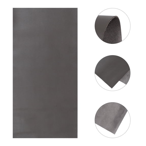 FENGGUIQU No Slip Dark Grey Makeup Vanity Mat Heat Resistant and Waterproof Desk Protector