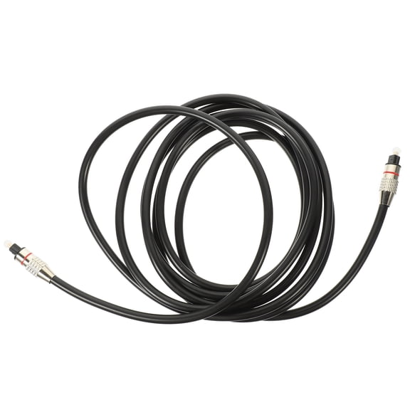 FENGGUIQU Optical Audio Cable Black High Strength Optic Cord for Car Audio Systems