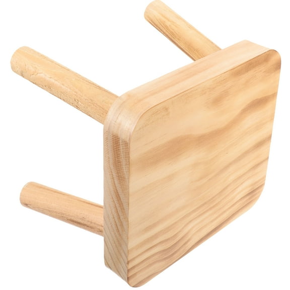 FENGGUIQU Outdoor Foot Stool Step Stool Wood Assorted Color Load-bearing 1Set