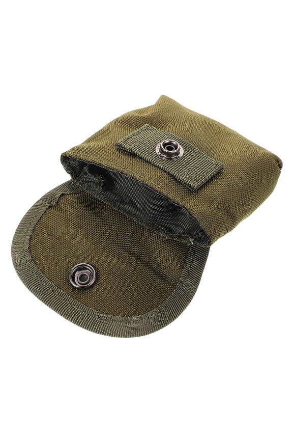 Olive Green Fabric Key Pouch, Rectangular Key Bag Organizer, and Compact, 1 Piece