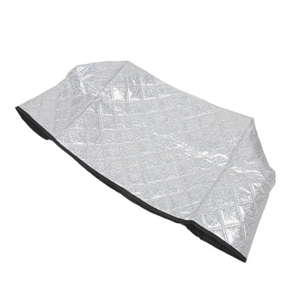 FENGGUIQU Outdoor Sunshade Cover Plated Silver for Freezer Insulation and Weatherproof Refrigerator Protection